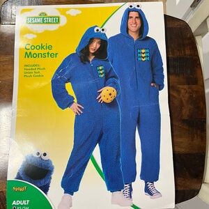 Sesame Street Cookie Monster Kids Costume - Blue